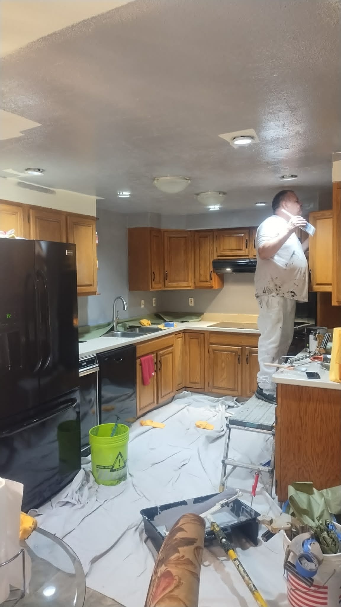 Cabinet Painting — Wasilla Kitchen